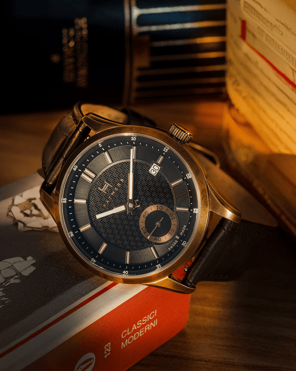 Fathers Memoria - Orologio Small Seconds Automatico Swiss Made - Bronzo 38mm – vista 2