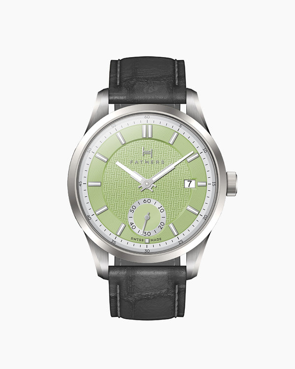 Fathers Viridis - Orologio Small Seconds Automatico Swiss Made - Lime 38mm
