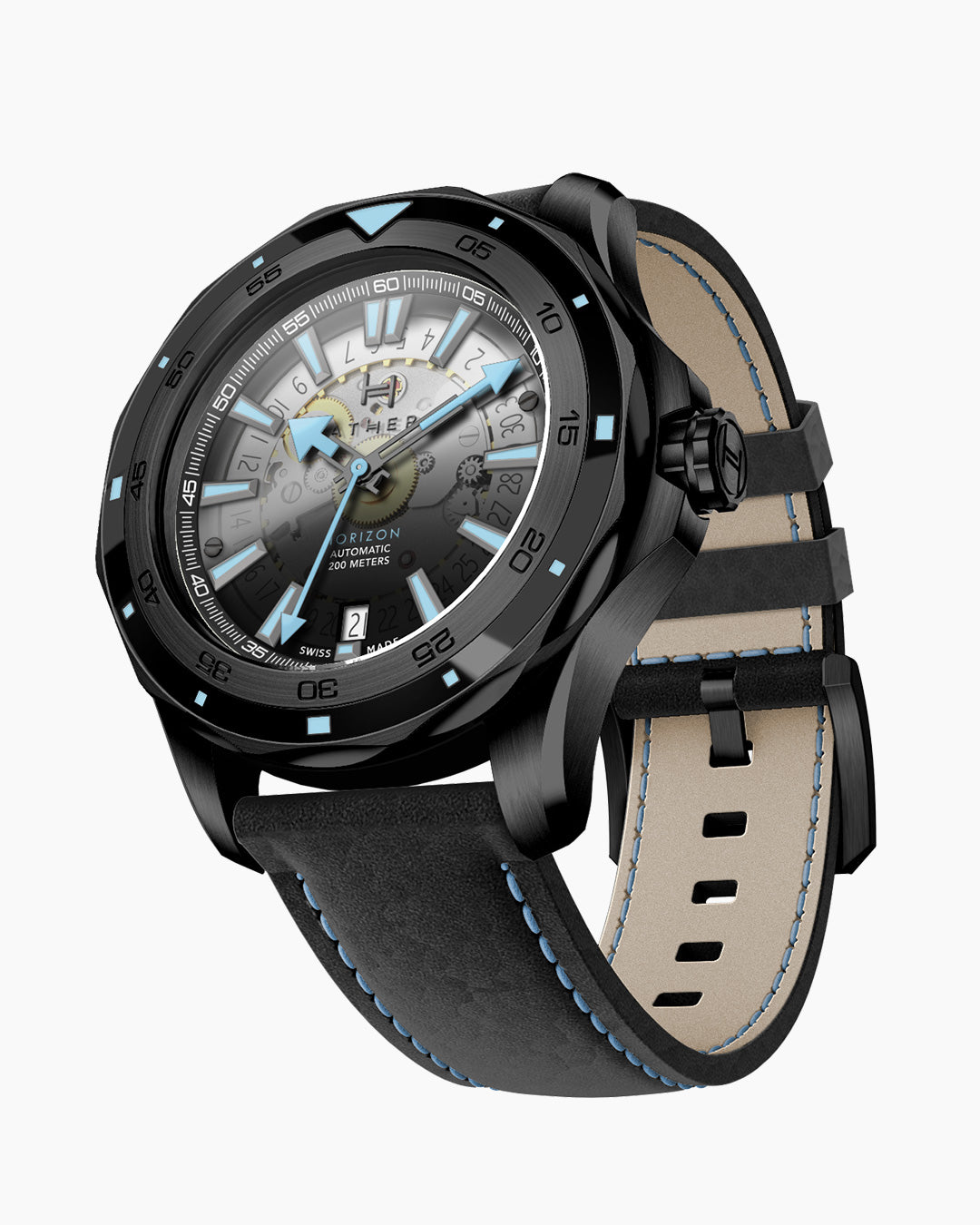 Fathers Evolution Black Hole – Orologio Diver Automatico Swiss Made – Nero 40 mm