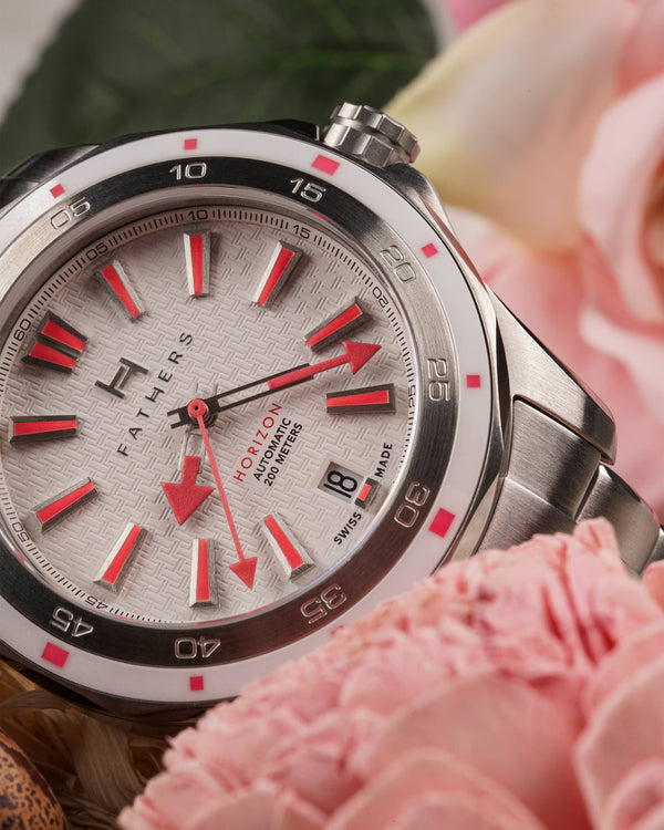 Fathers Silver Rose – Orologio Diver Automatico Swiss Made – Rosa 40 mm