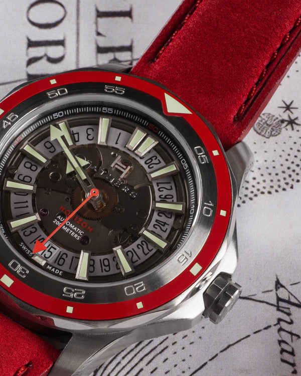 Fathers Evolution Antares – Orologio Diver Automatico Swiss Made – Rosso 40 mm