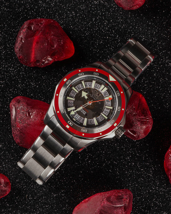 Fathers Evolution Antares – Orologio Diver Automatico Swiss Made – Rosso 40 mm