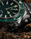 Fathers Outdoor Adventure – Orologio Diver Automatico Swiss Made – Verde 40 mm