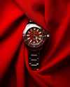 Fathers Anniversary – Orologio Diver Automatico Swiss Made – Rosso 40 mm