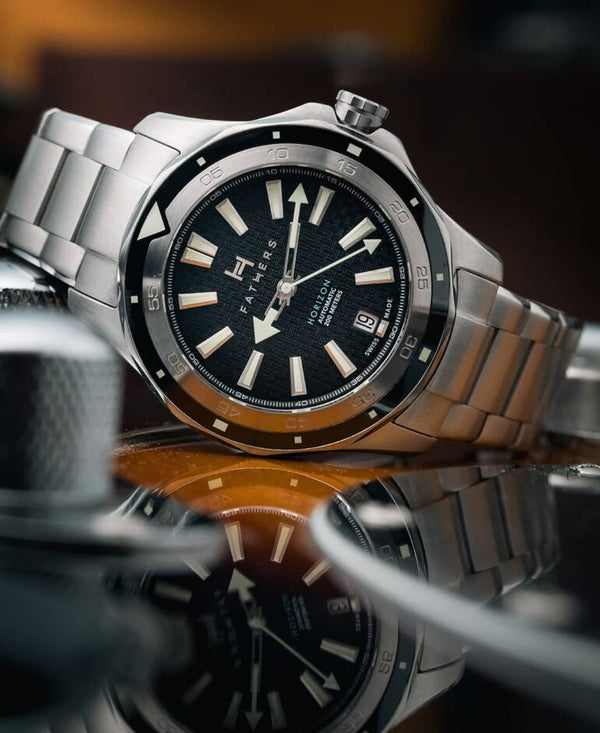 Fathers Eternal Legacy – Orologio Diver Automatico Swiss Made – Nero 40 mm