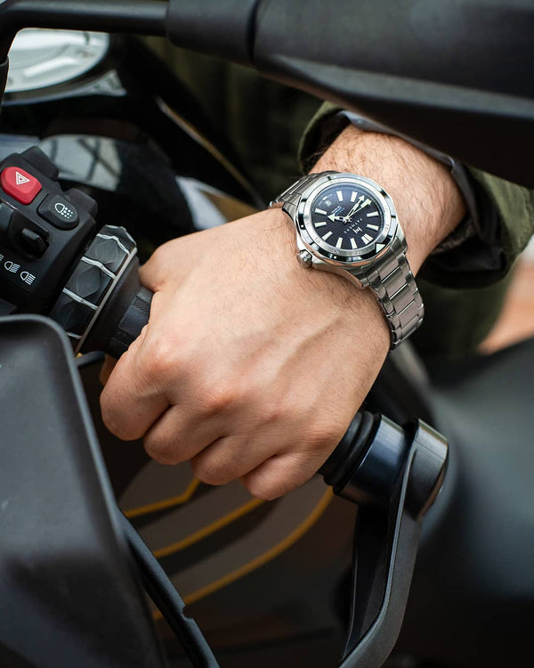 Fathers Eternal Legacy – Orologio Diver Automatico Swiss Made – Nero 40 mm