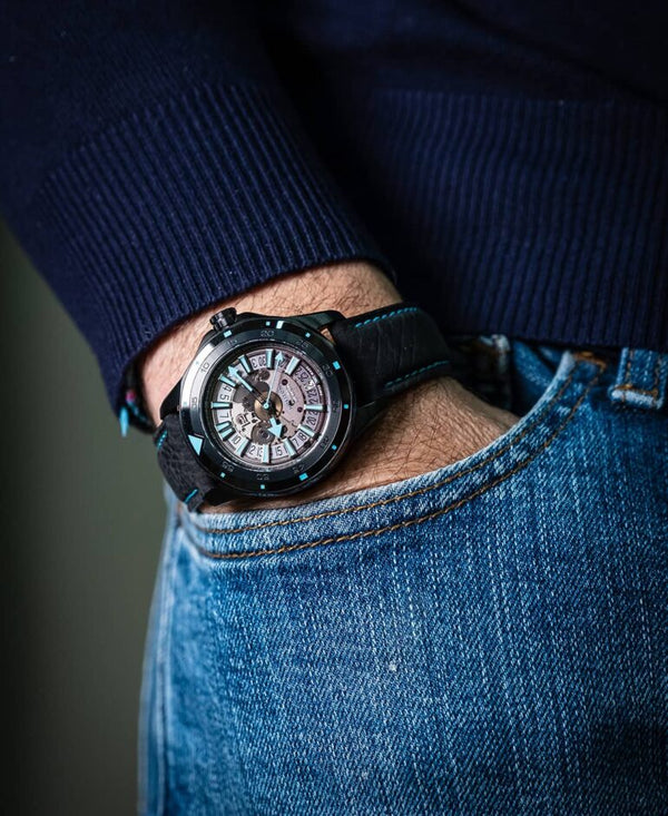 Fathers Evolution Black Hole – Orologio Diver Automatico Swiss Made – Nero 40 mm