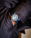 Fathers Globetrotter Blue – Orologio GMT Automatico Swiss Made – Blu 40 mm