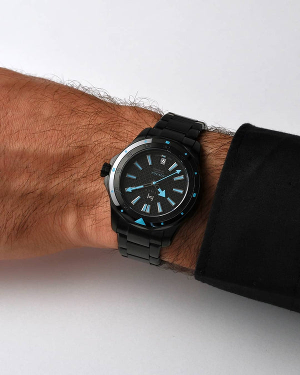 Fathers Professional Elegance – Orologio Diver Automatico Swiss Made – Nero 40 mm