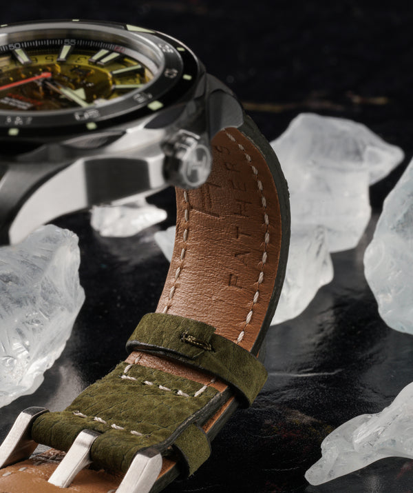 Fathers Evolution Supernova – Orologio Diver Automatico Swiss Made – Giallo / Verde 40 mm