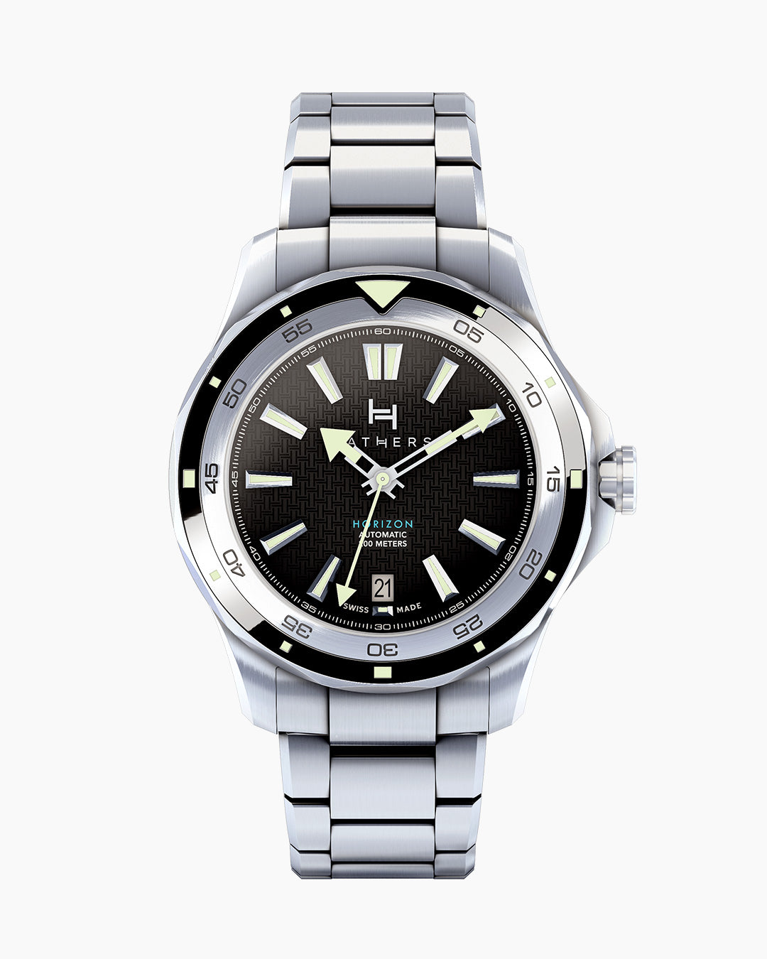 Fathers Eternal Legacy – Orologio Diver Automatico Swiss Made – Nero 40 mm