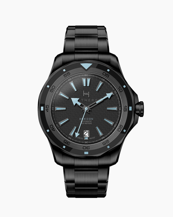 Fathers Professional Elegance – Orologio Diver Automatico Swiss Made – Nero 40 mm
