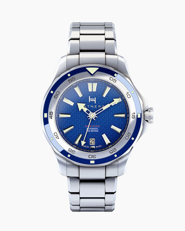 Fathers Seafarer – Orologio Diver Automatico Swiss Made – Blu 40 mm