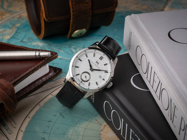 Fathers Aeterna - Orologio Small Seconds Automatico Swiss Made - Bianco 38mm