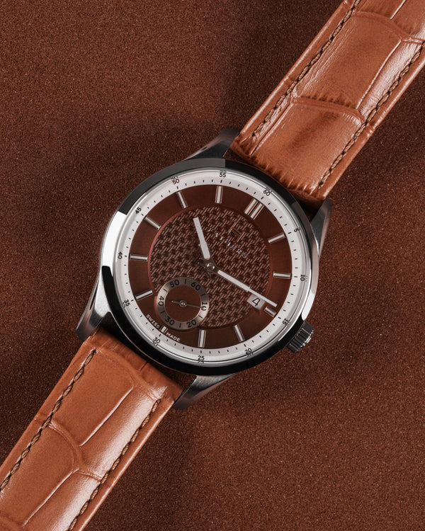 Fathers Radix - Orologio Small Seconds Automatico Swiss Made - Mocha 38mm