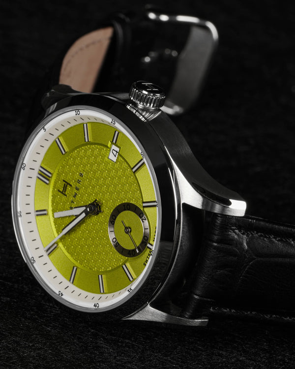 Fathers Viridis - Orologio Small Seconds Automatico Swiss Made - Lime 38mm