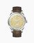 Fathers Meridies - Orologio Small Seconds Automatico Swiss Made - Giallo 38mm