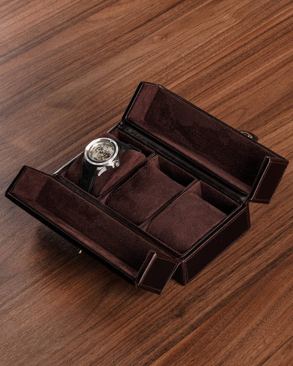 Porta collezioni per 3 orologio in pelle – Fathers Always #7