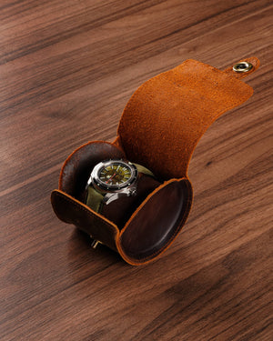 Custodia porta orologio singolo in pelle – Fathers Always #3