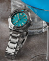 Fathers Cocktail Attire – Orologio Diver Automatico Swiss Made – Turchese 40 mm