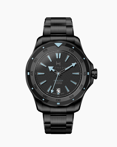 Fathers Professional Elegance – Orologio Diver Automatico Swiss Made – Nero 40 mm