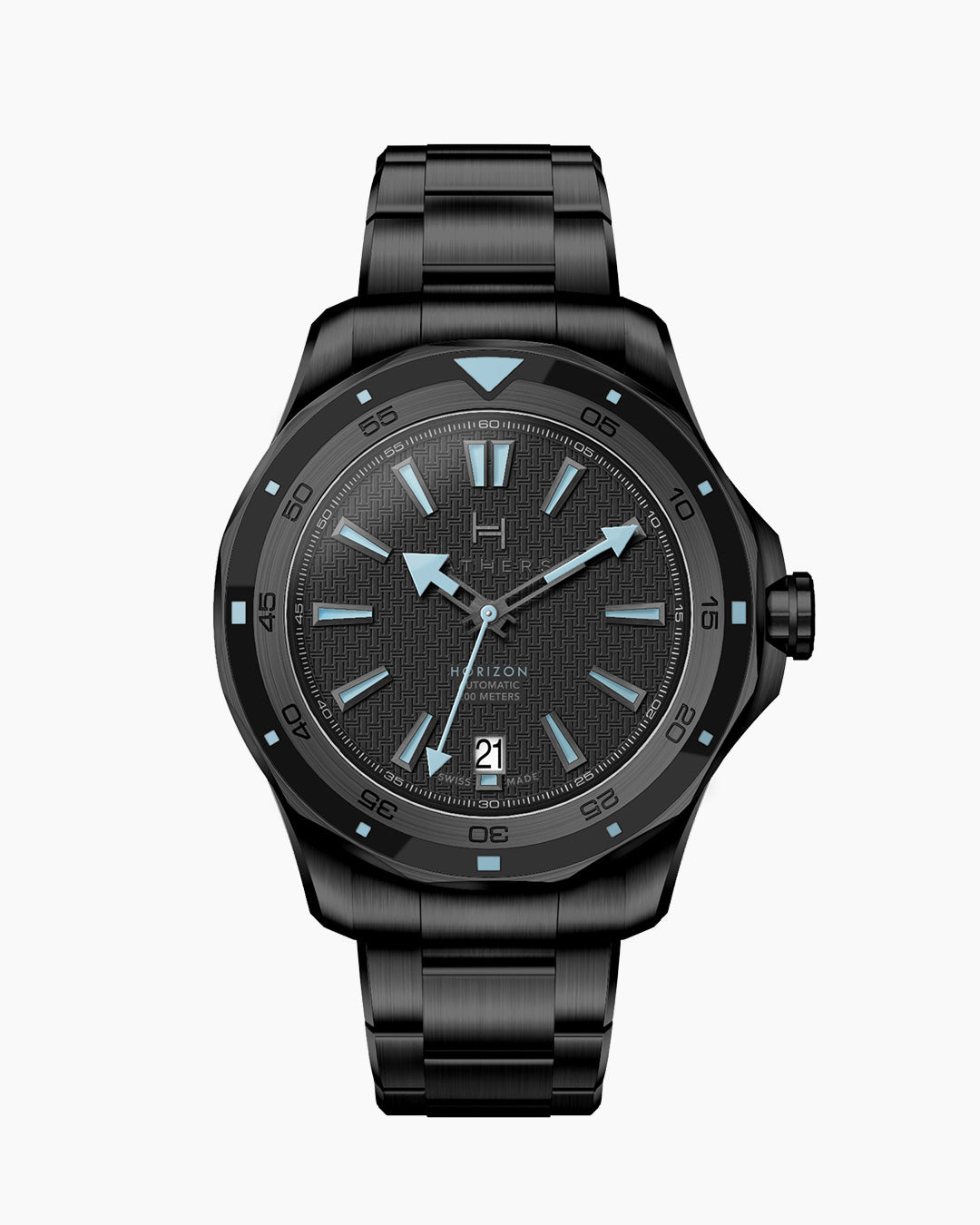 Fathers Professional Elegance – Orologio Diver Automatico Swiss Made – Nero 40 mm