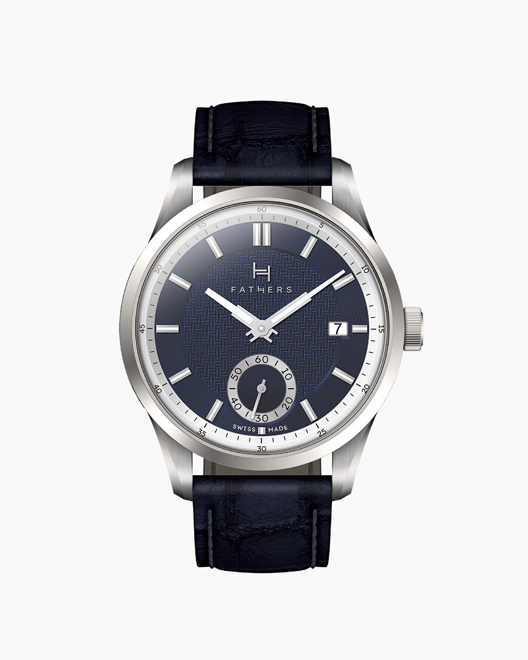 Fathers Nexus - Orologio Small Seconds Automatico Swiss Made - Blu notte 38mm