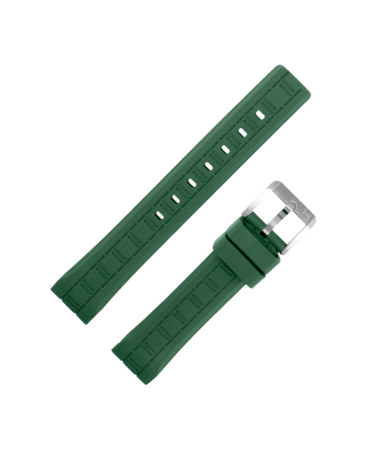 Cinturino in gomma verde_Fathers Watches