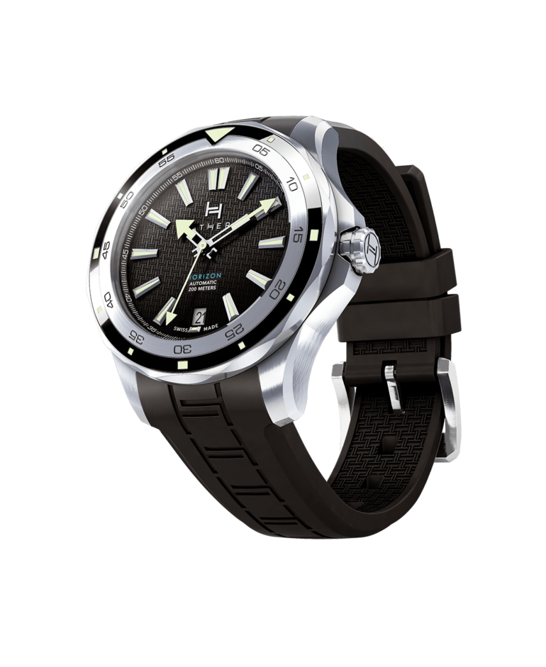 Horizon Eternal Legacy in acciaio con cinturino in gomma_Fathers Watches